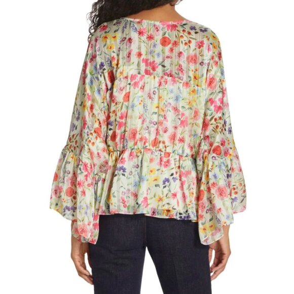 Elie Tahari Floral Top - Picture 5 of 13